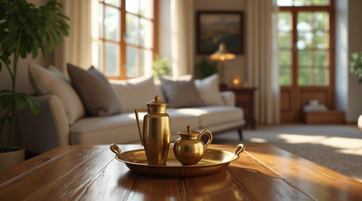 brass home accents for traditional interiors supporting image 3