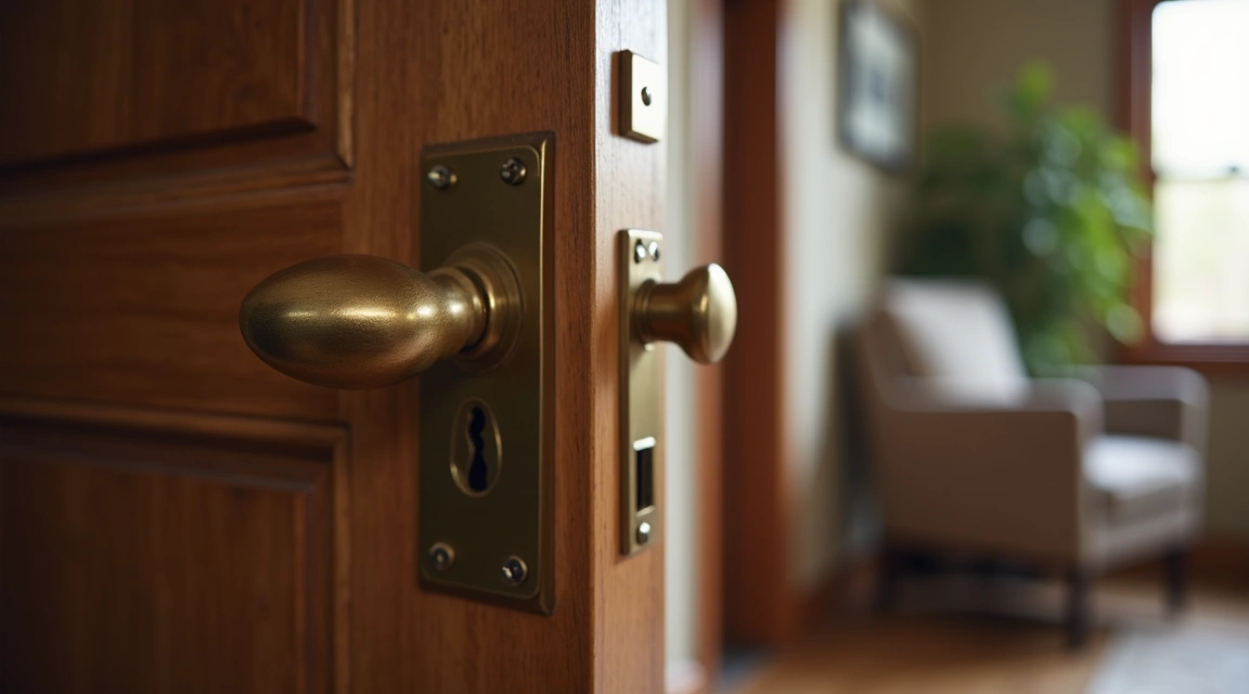brass door handle maintenance supporting image 1