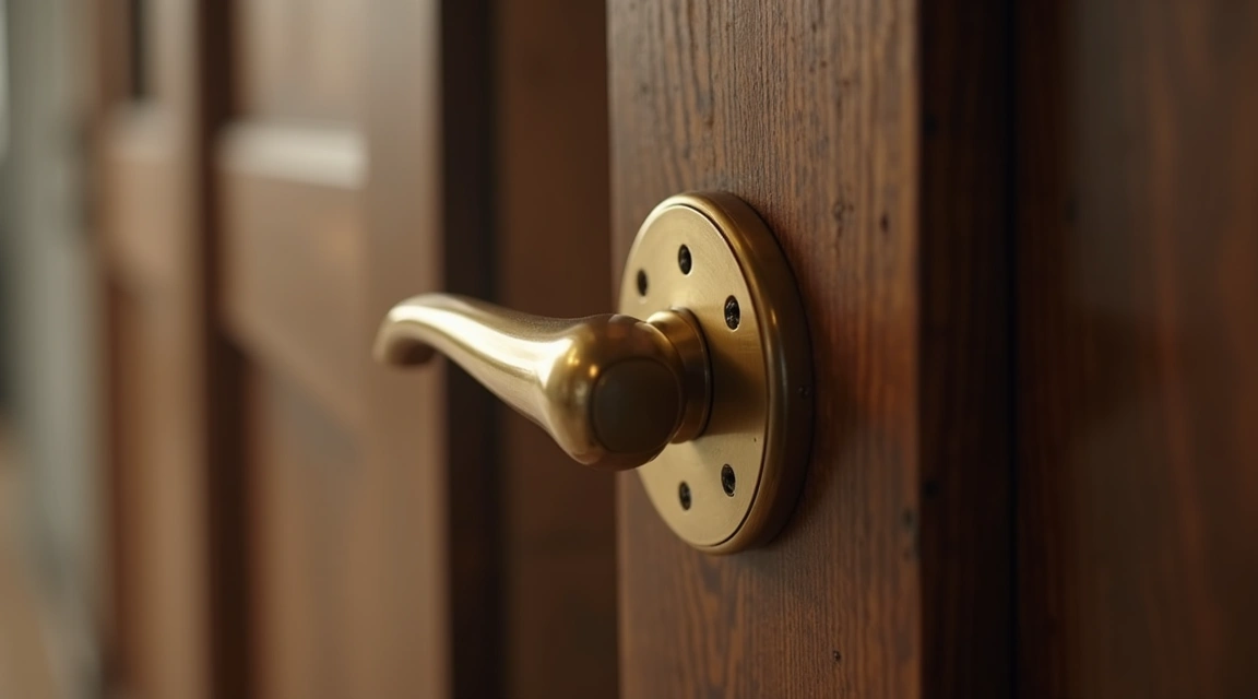 brass door handle maintenance supporting image 3