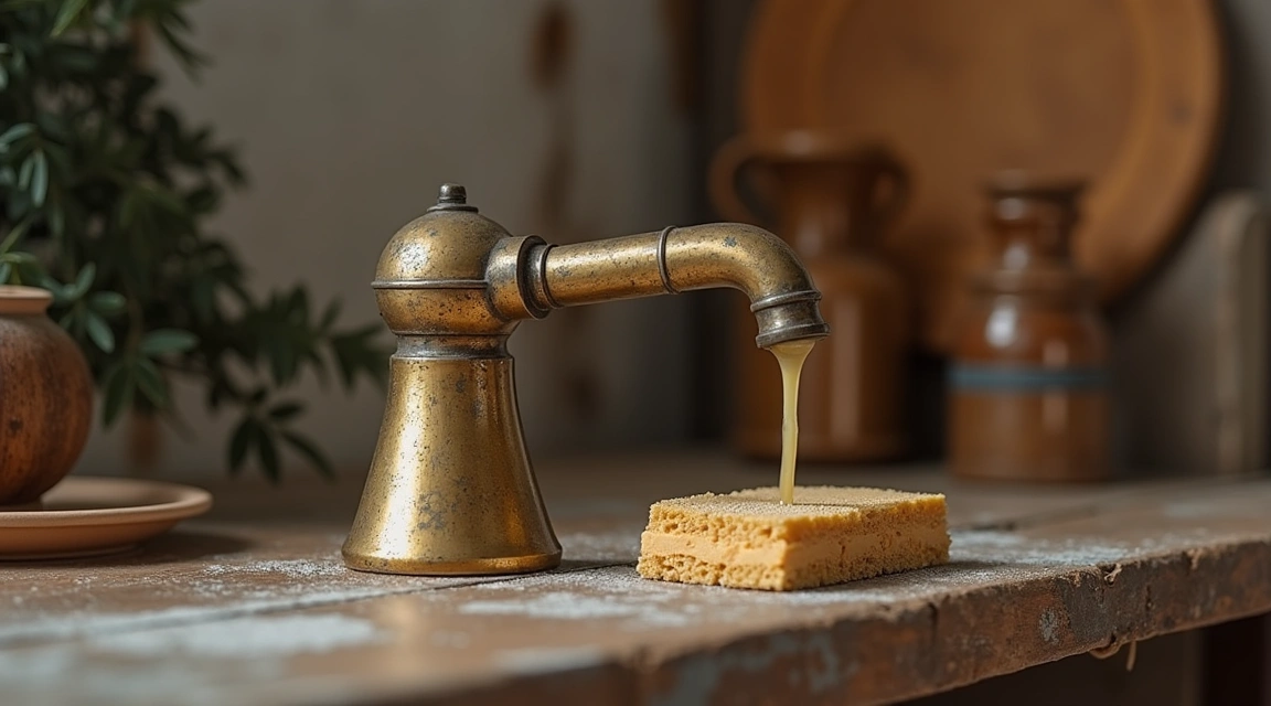 cleaning tarnished brass safely
